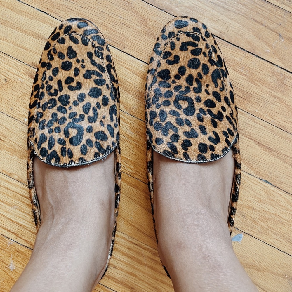 Banana Republic Calf Hair Mules